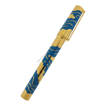 S.T. Dupont Limited Edition Montparnasse Les Elements Air Gold Fountain Pen