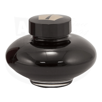 Pilot namiki ink bottle for fountain pens in black. Ink bottle for dip pens in black.