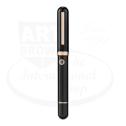 Nahvalur Nautilus Cephalopod Rose Gold Medium Fountain Pen, resin body, rose gold trim, piston-filling mechanism