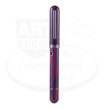 Nahvalur Nautilus Anthias Violet Medium Fountain Pen German ebonite violet resin with purple-plated trim and piston-fill system