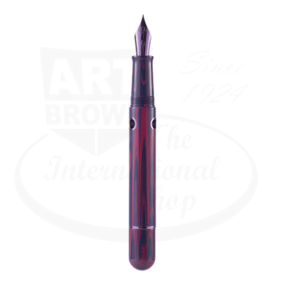 Nahvalur Nautilus Anthias Violet Medium Fountain Pen German ebonite violet resin with gold-plated trim and stainless steel nib