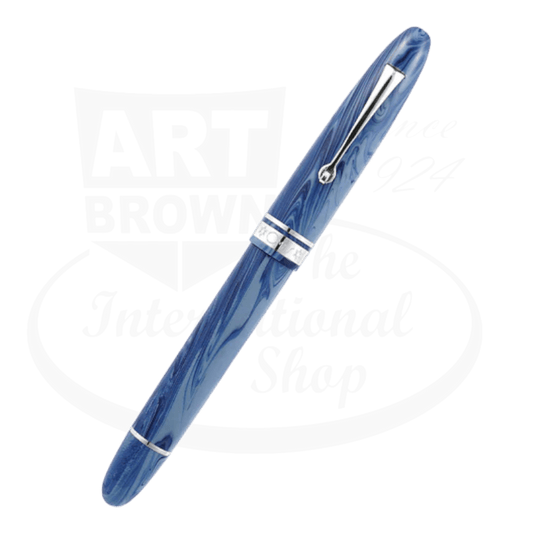 OMAS OGIVA Limited Edition Israel 75th Anniversary Silver Accent Fine Point Fountain Pen