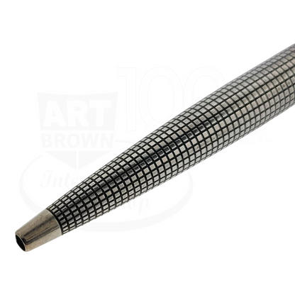 Preowned Parker Sonnet .925 Sterling Silver Grid Ballpoint Pen