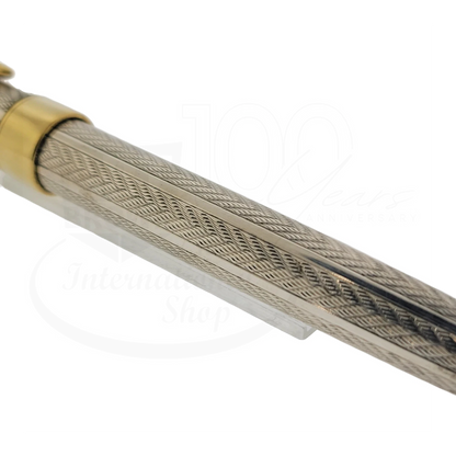 Preowned Parker Sonnet .925 Sterling Silver Herringbone Rollerball Pen