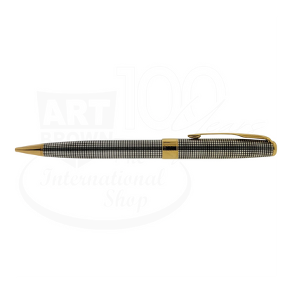 Preowned Parker Sonnet Sterling Silver Grid w/ Gold Accents Mechanical Pencil