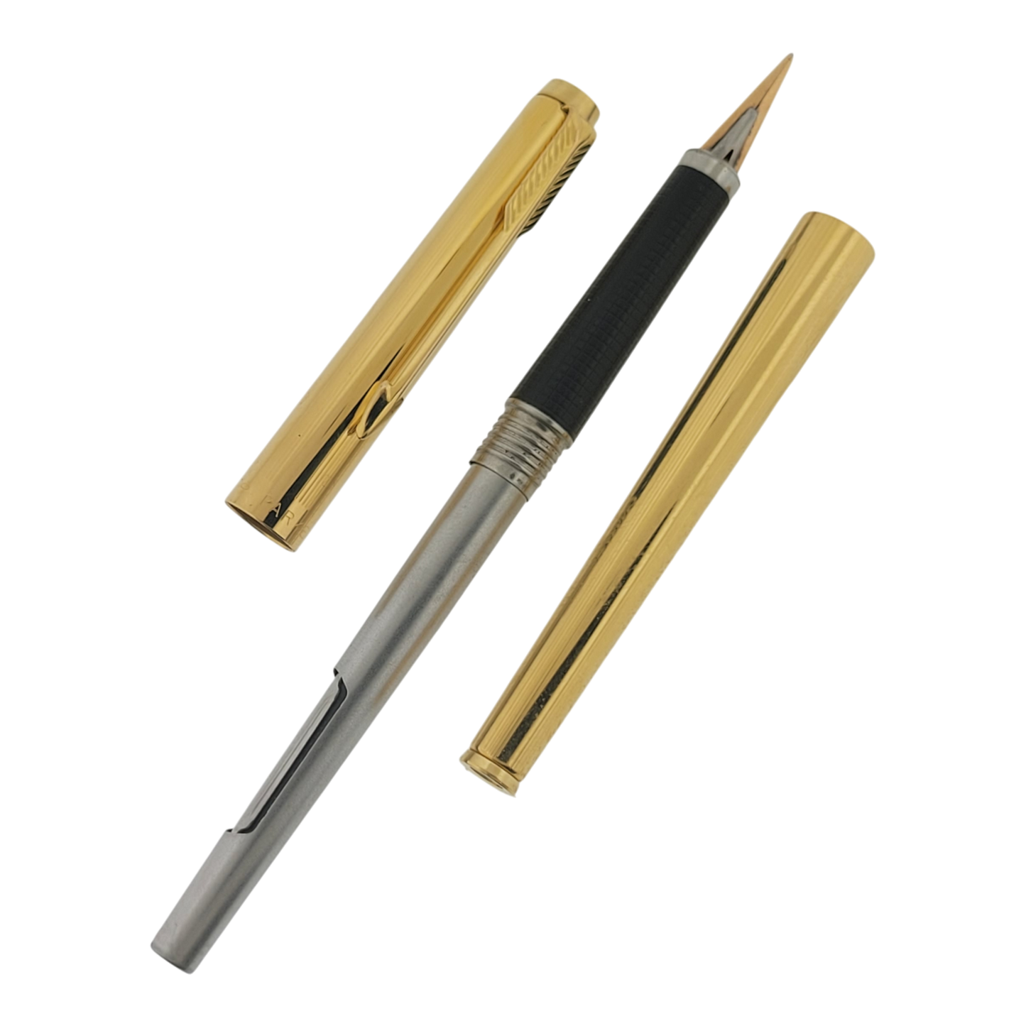 Preowned Vintage Parker 180 Imperial Gold Fountain Pen – Fine / Medium Reversible Nib