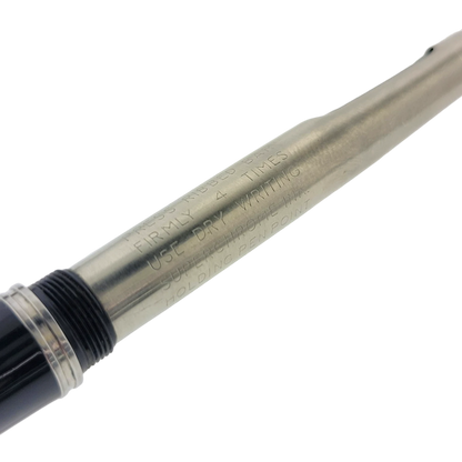 Vintage Parker 51 Presidential 9K Solid Gold Wavy Line Fountain Pen