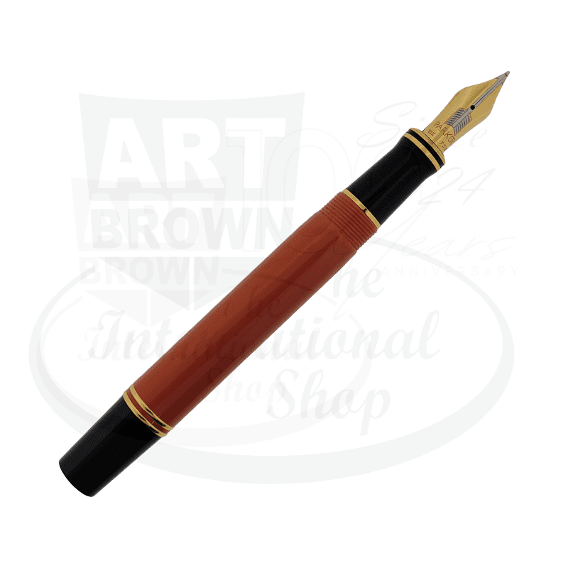 Preowned Parker Duofold Foutain Pen Special Edition Orange
