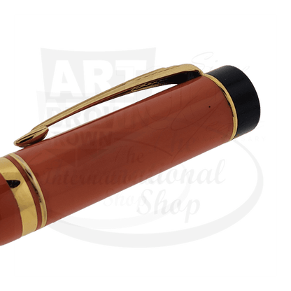 Preowned Parker Duofold Foutain Pen Special Edition Orange