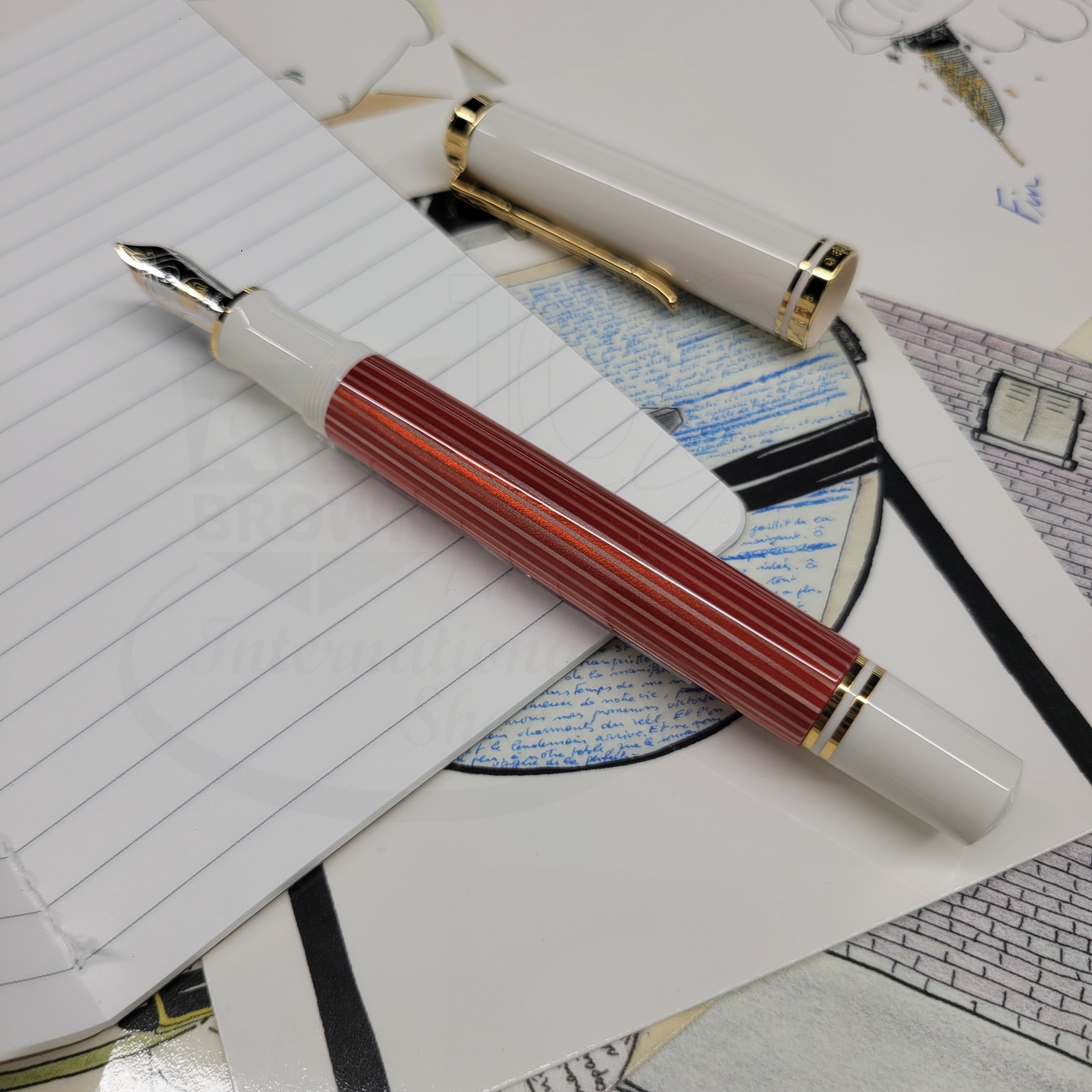 Pelikan Souveran Special Edition M600 Red & White Fountain Pen