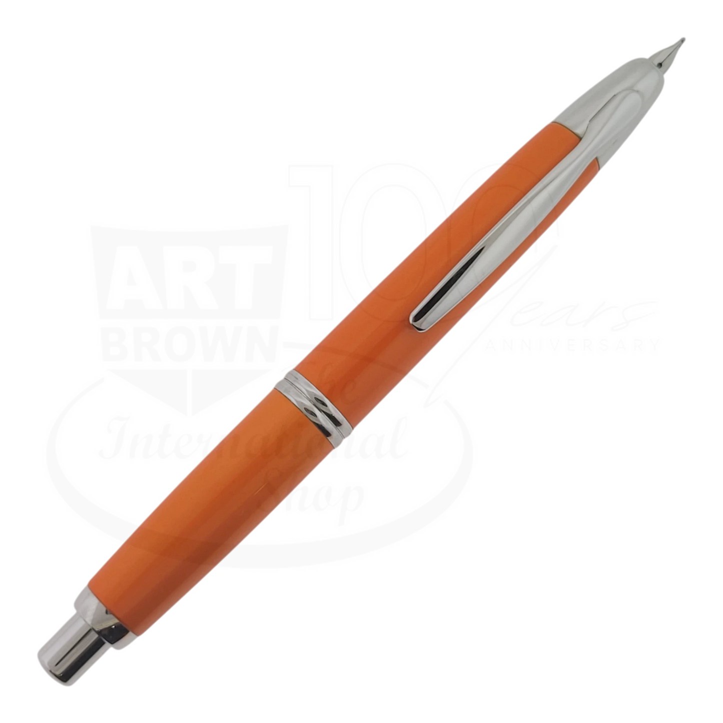 Preowned Pilot Vanishing Point 2007 Limited Edition Orange Fountain Pen