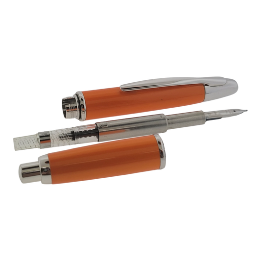 Preowned Pilot Vanishing Point 2007 Limited Edition Orange Fountain Pen