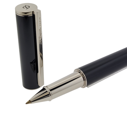 Preowned S.T. Dupont Neo Classique President Black Lacquer with 4GB USB Rollerball Pen