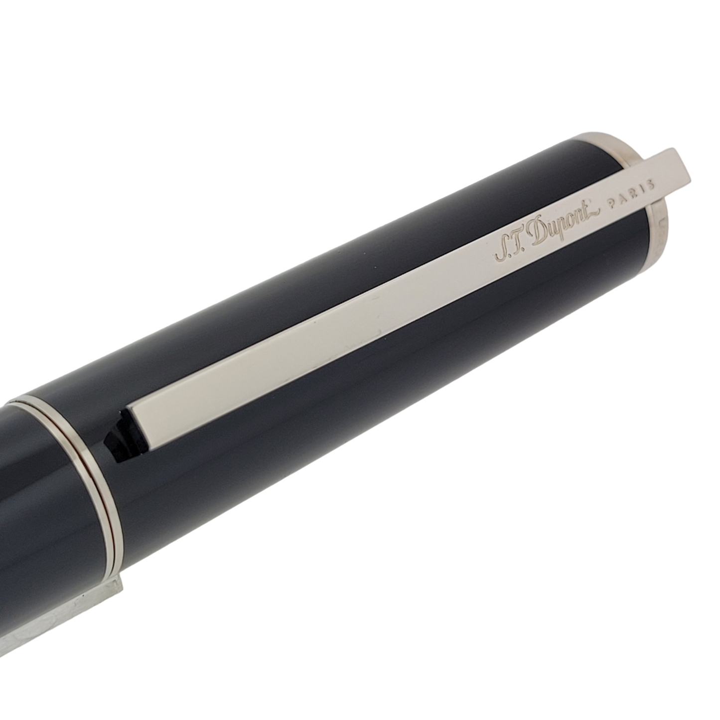 Preowned S.T. Dupont Neo Classique President Black Lacquer with 4GB USB Rollerball Pen