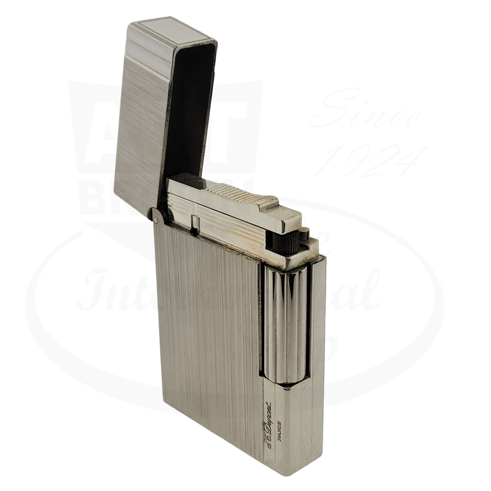 Preowned S.T. Dupont Gatsby in Brushed Chrome, 018313