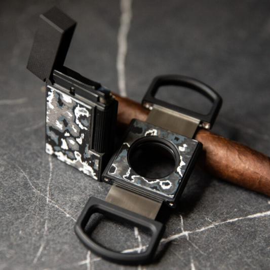 S.T. Dupont Ligne 2 Perfect Cling Dark Storm Carbon Lighter, C16397DS