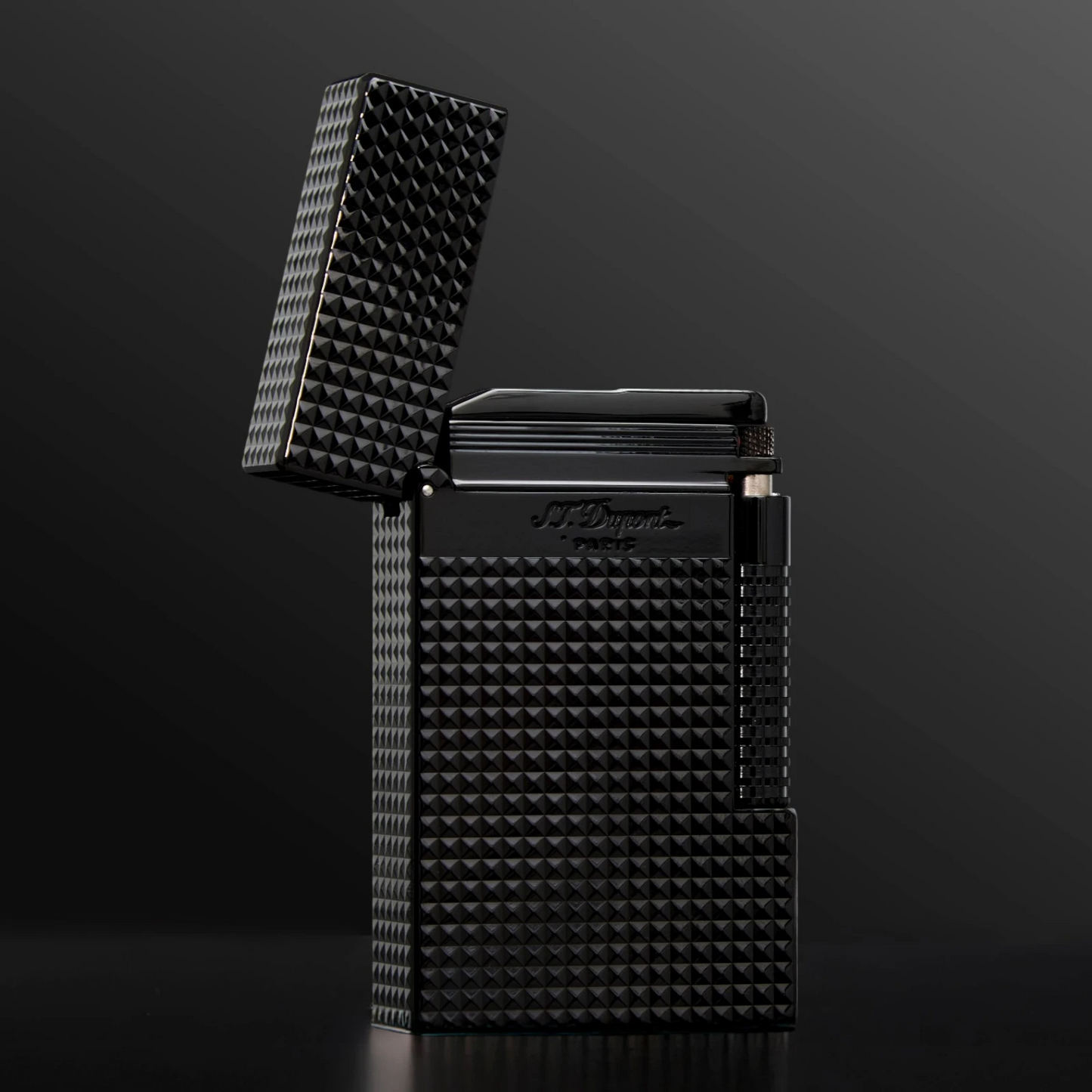 S.T. Dupont New Le Grand Perfect Cling Matte Black Lighter, C23110BL