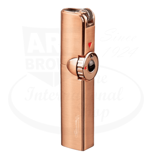 Vector Summit Torch Cigar Lighter in rose gold. Flint torch lighter ideal gift for men