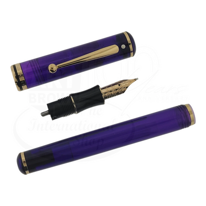 Preowned Vintage Sheaffer Levenger Purple Demonstrator Fountain Pen