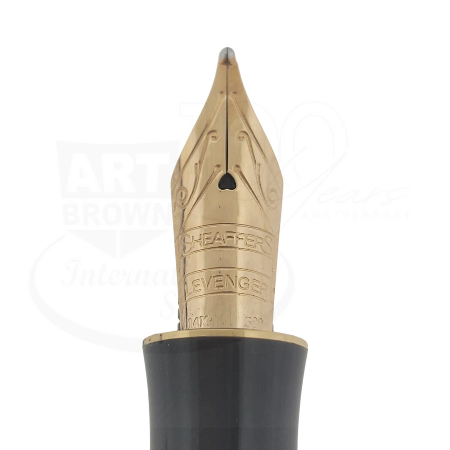 Preowned Vintage Sheaffer Levenger Purple Demonstrator Fountain Pen