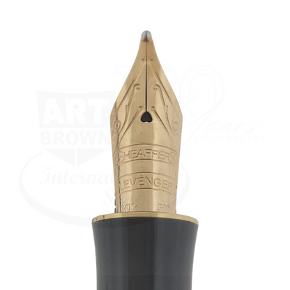 Preowned Vintage Sheaffer Levenger Purple Demonstrator Fountain Pen