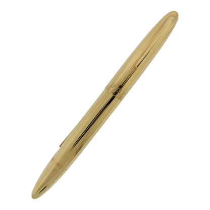 Preowned Sheaffer Lifetime Solid 14K Gold Vertical Lines Lever Fountain Pen – Engraved