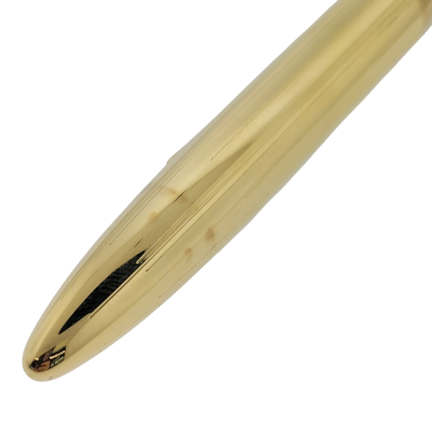 Preowned Sheaffer Lifetime Solid 14K Gold Vertical Lines Lever Fountain Pen – Engraved
