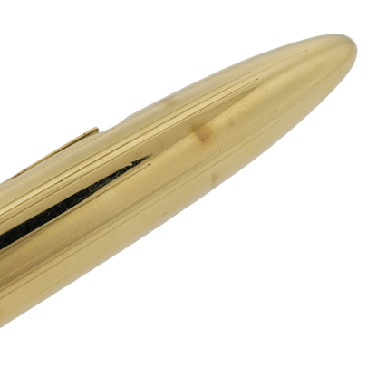 Preowned Sheaffer Lifetime Solid 14K Gold Vertical Lines Lever Fountain Pen – Engraved