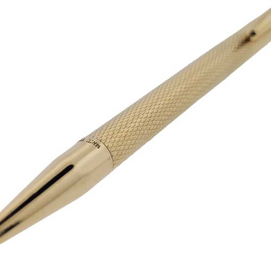 Preowned Tiffany & Co 14K Gold Barley Grain Ballpoint Pen