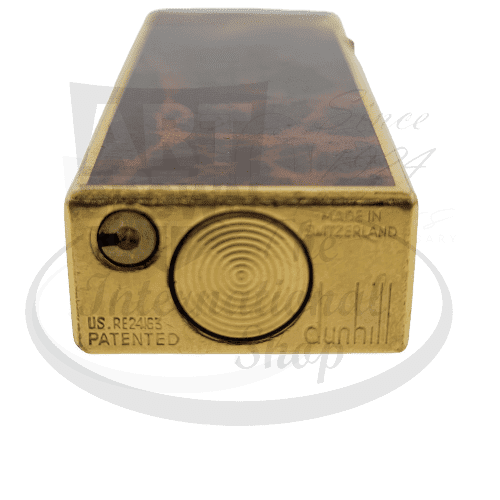 Refurbished Dunhill Rollagas Tortoise Shell Enamel and Gold