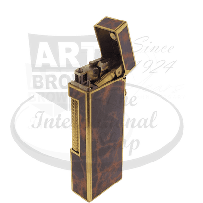 Refurbished Dunhill Rollagas Tortoise Shell Enamel and Gold