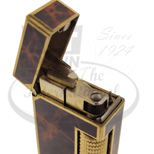 Refurbished Dunhill Rollagas Tortoise Shell Enamel and Gold