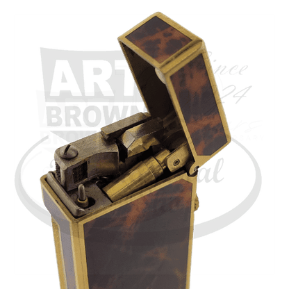 Refurbished Dunhill Rollagas Tortoise Shell Enamel and Gold