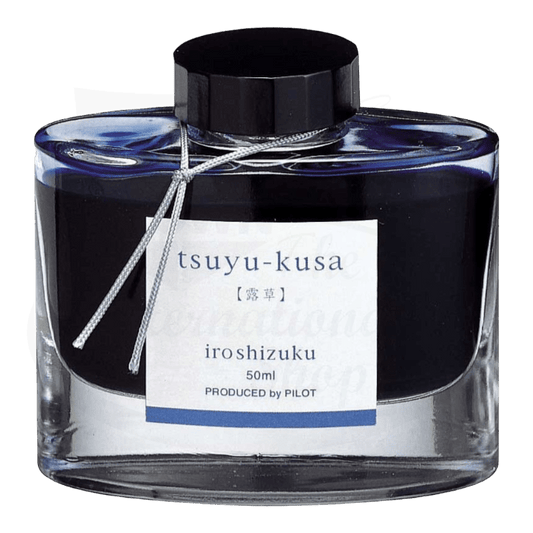 Pilot Iroshizuku Bottled Ink - Tsuya-Kusa(Asiatic Dayflower) Deep Blue