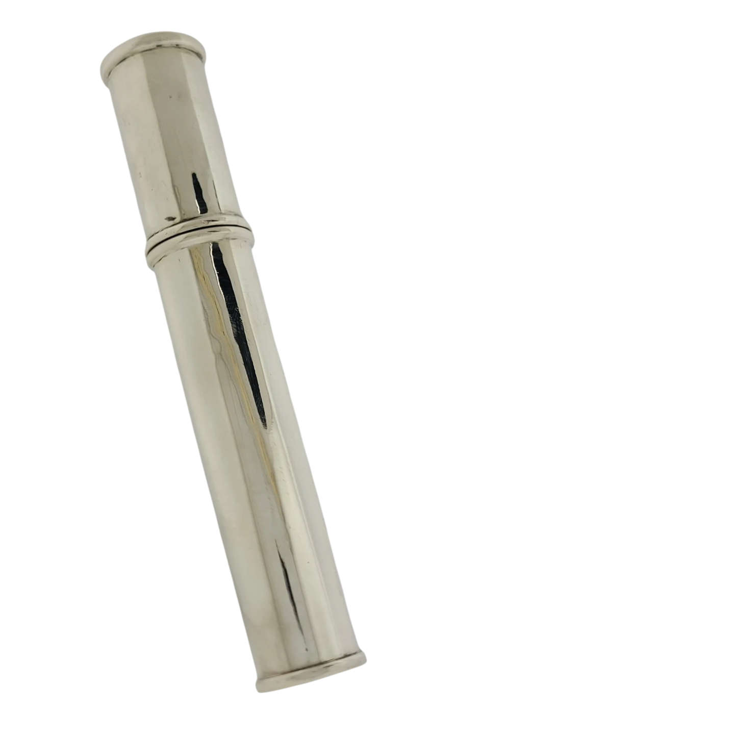 Preowned Sterling Silver Single Cigar Tube