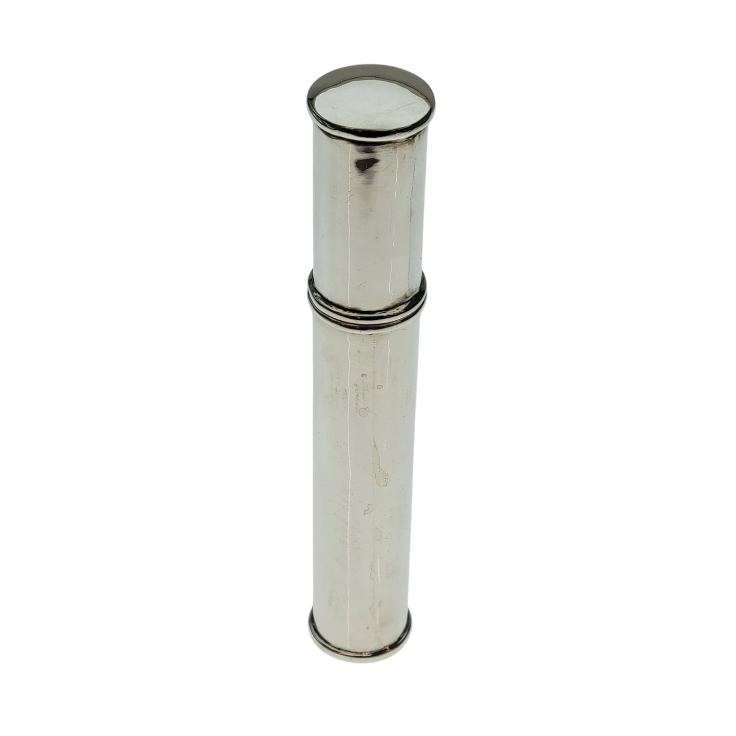 Preowned Sterling Silver Single Cigar Tube