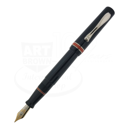 Preowned Visconti Voyager Midnight Coral Fountain Pen shown in gallery position 3 with square 2048x2048 dimensions