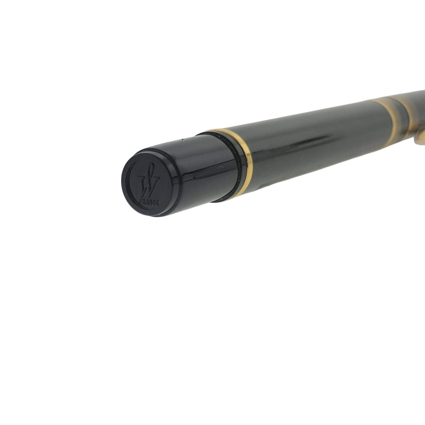 Vintage Waterman MKII Green and Gold Fine Fountain Pen