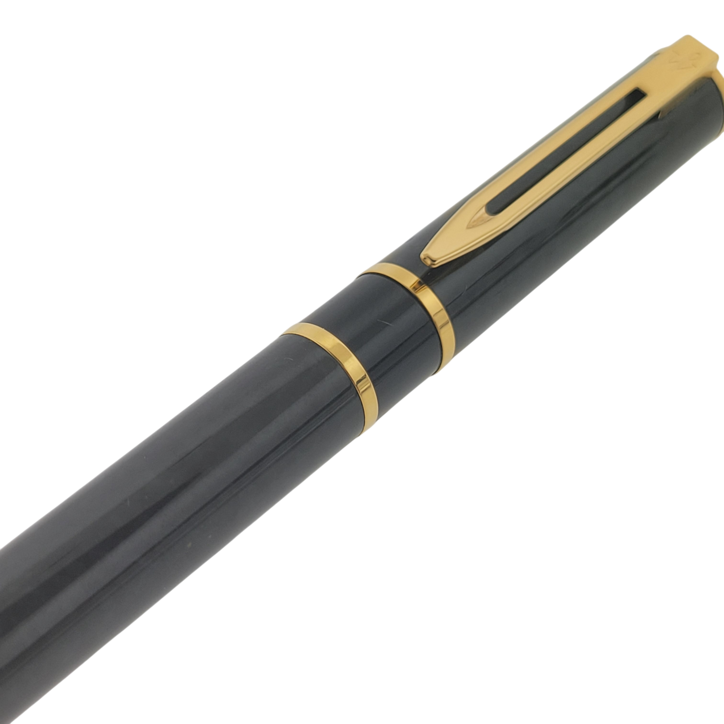 Vintage Waterman MKII Green and Gold Fine Fountain Pen