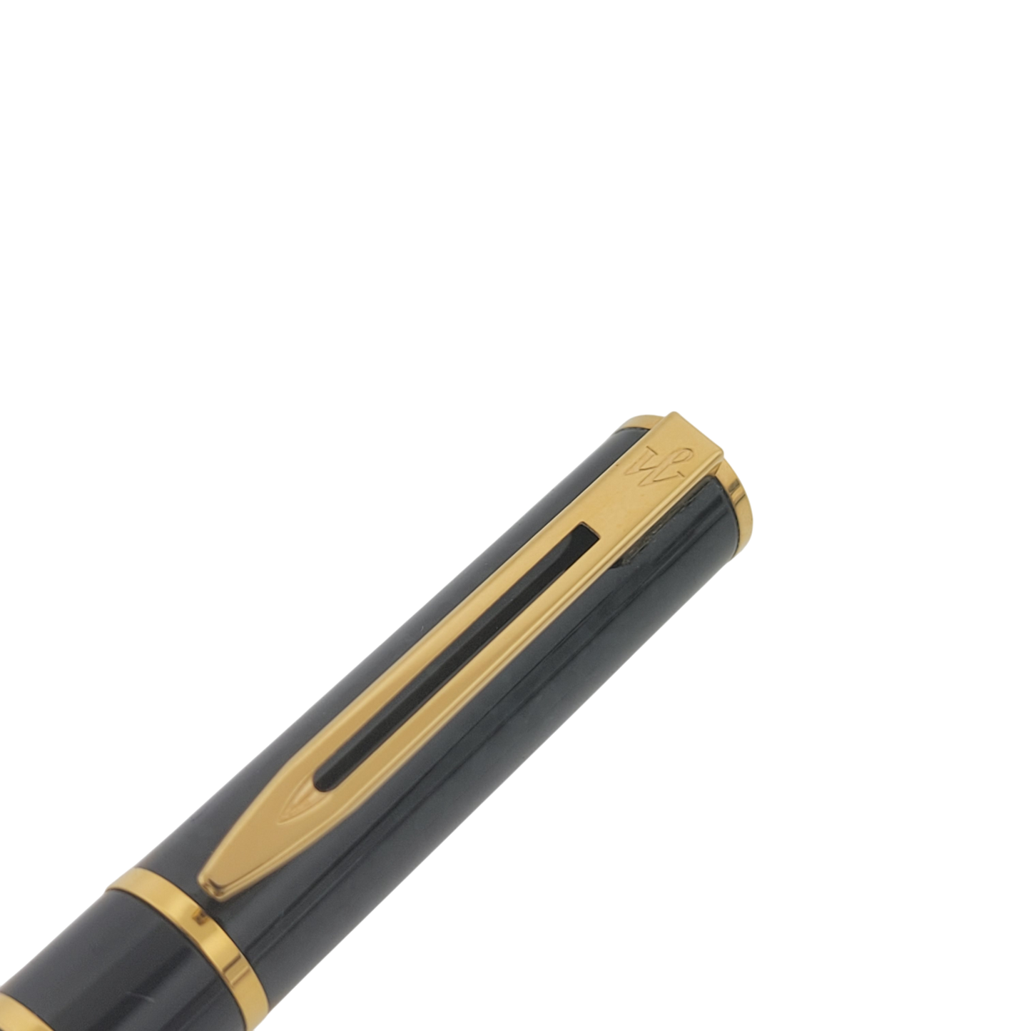 Vintage Waterman MKII Green and Gold Fine Fountain Pen