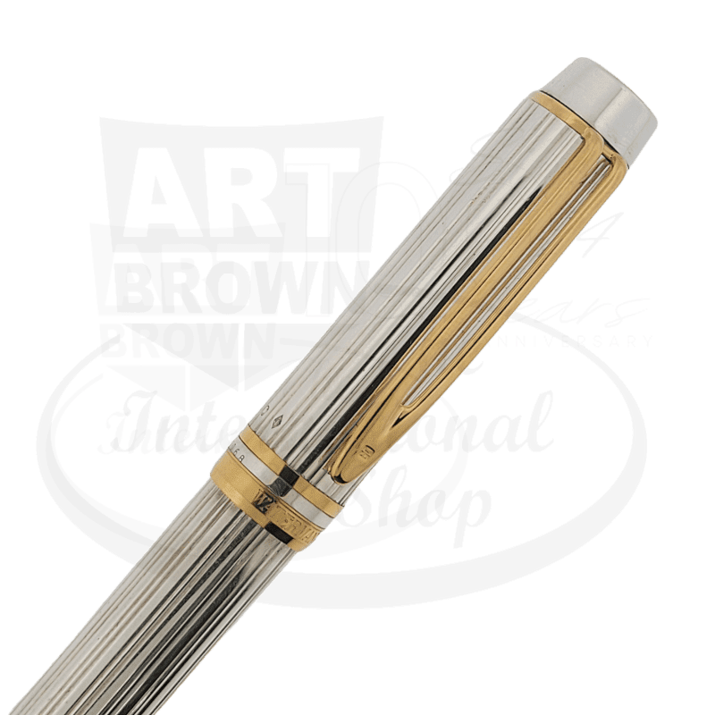 Preowned Waterman Vintage Le Man 100 Sterling Silver Medium Fountain Pen