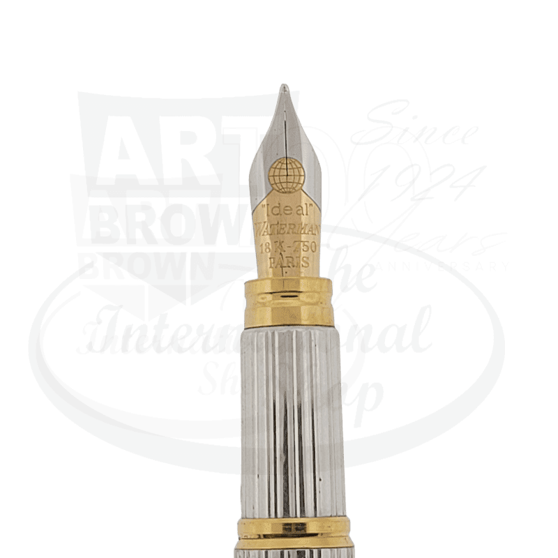 Preowned Waterman Vintage Le Man 100 Sterling Silver Medium Fountain Pen