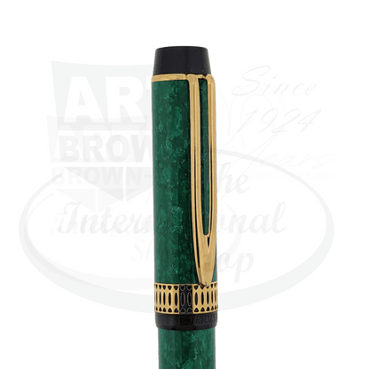 Waterman Vintage Patrician Jade Green Medium Fountain Pen