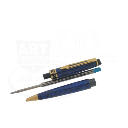 Waterman Expert II Ballpoint Pen Blue with Gold Trim