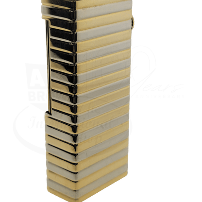 Vintage Dunhill Lighter 18K Gold Outer Jacket Dual Color Gold/White Gold