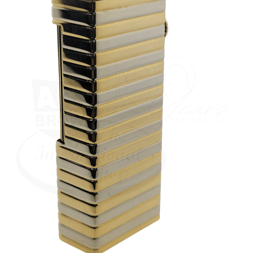 Vintage Dunhill Lighter 18K Gold Outer Jacket Dual Color Gold/White Gold