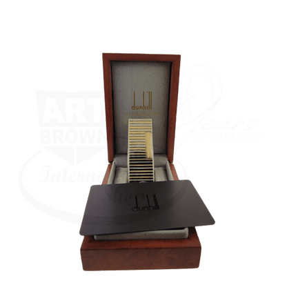 Vintage Dunhill Lighter 18K Gold Outer Jacket Dual Color Gold/White Gold