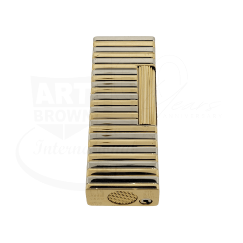 Vintage Dunhill Lighter 18K Gold Outer Jacket Dual Color Gold/White Gold