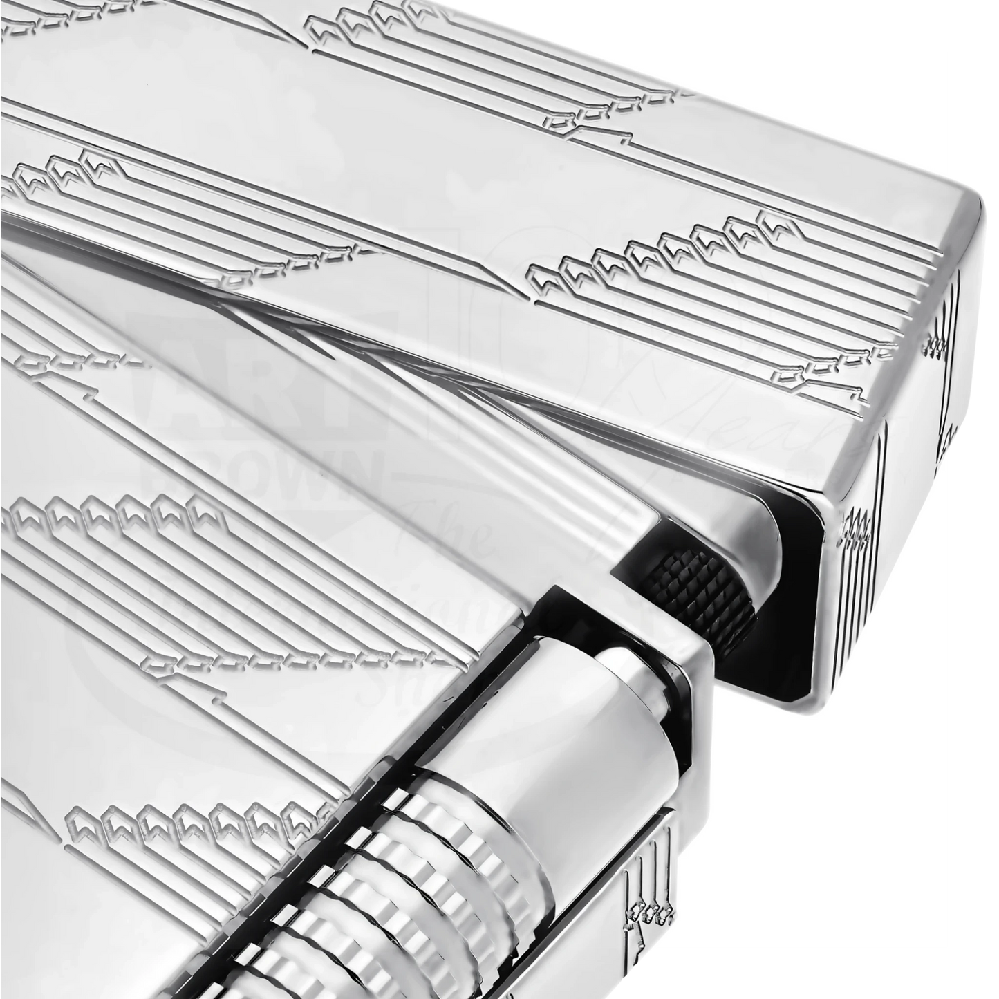 S.T. Dupont New Le Grand Monogram 1872 Palladium Lighter, C23180