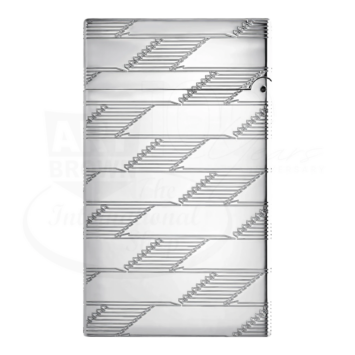 S.T. Dupont New Le Grand Monogram 1872 Palladium Lighter, C23180